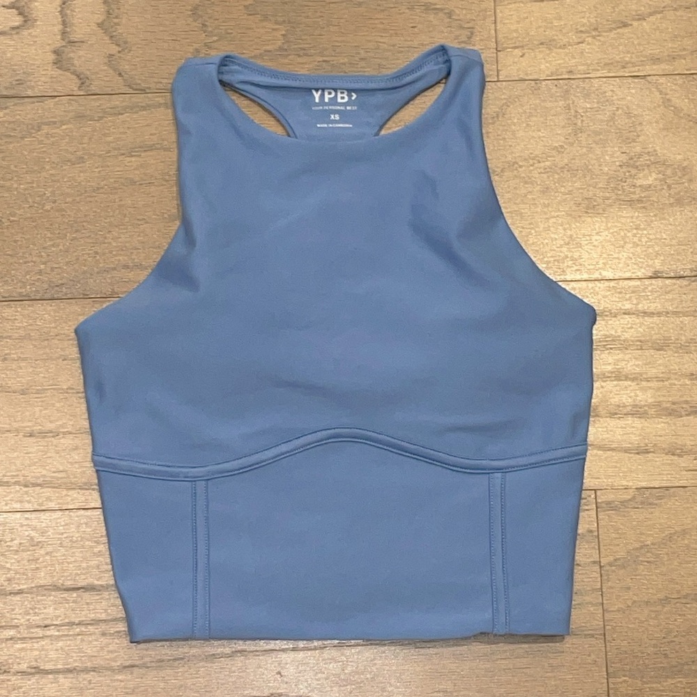 Abercrombie and Fitch YPB Blue Corset Slim Tank - Size XS